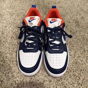 Nike Youth DV5456-401 Size: 7Y Court Borough GS Midnight Navy Team Orange Casual